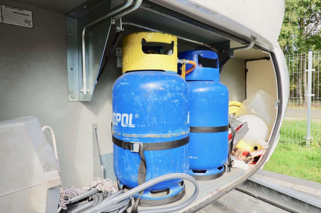 sprawdzenie szczelnosci gazu w przyczepie kempingowej