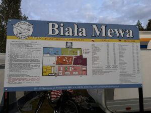 biala mewa w dzwirzynie plan campingu