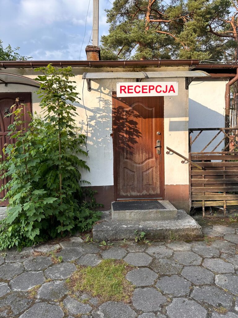 stara recepcja w zacisze w ustce