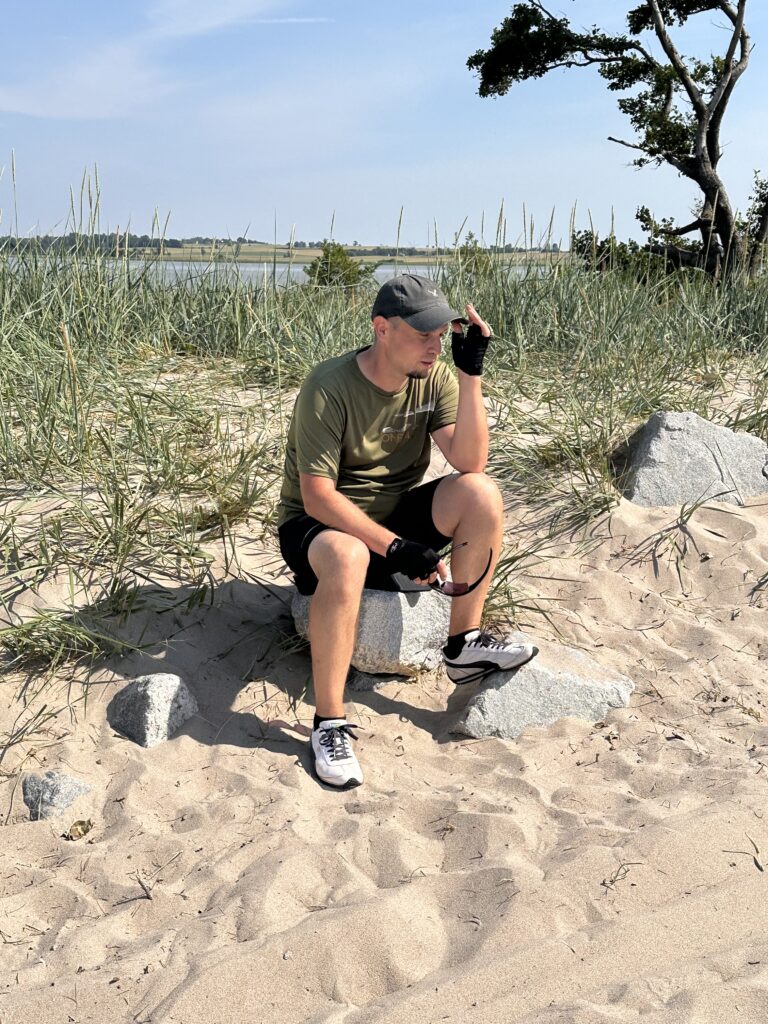 w pocie czola, okolice Darlowo Kopan, wycieczka rowerowa