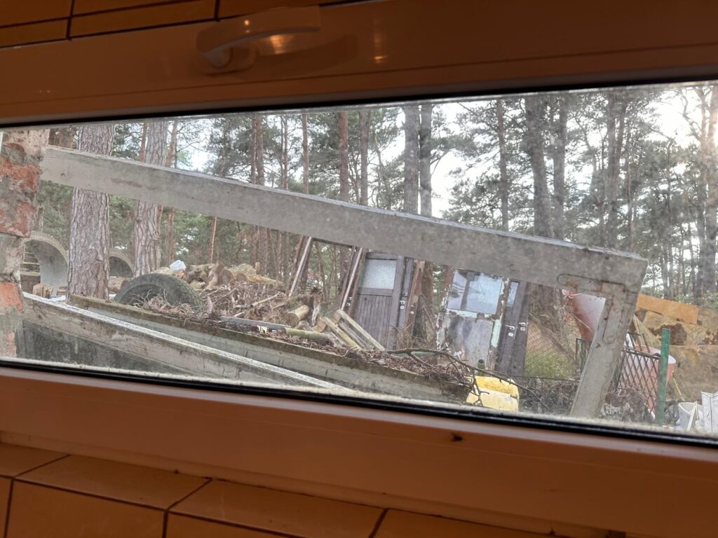 widok z toalety damskiej zacisze ustka