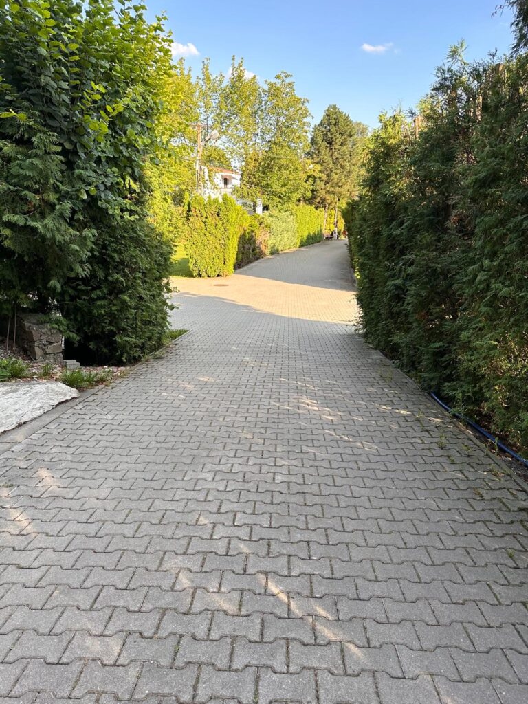 glowna droga na kempingu smok w krakowie