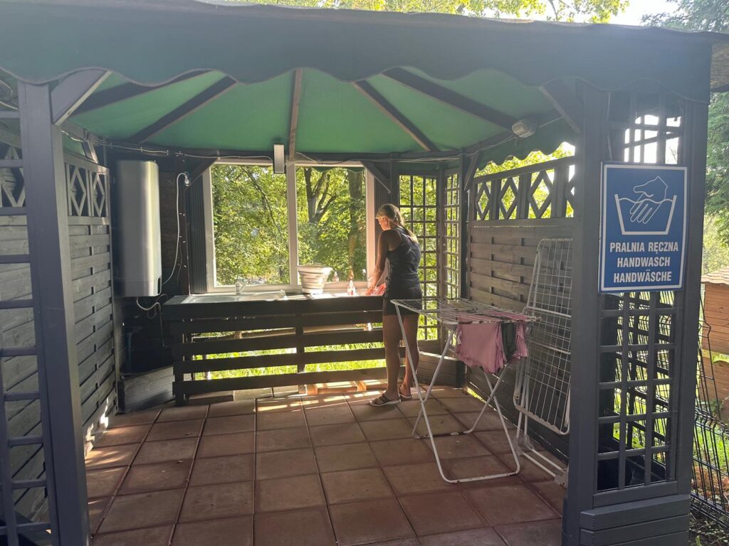 pralnia reczna na kempingu smok w krakowie