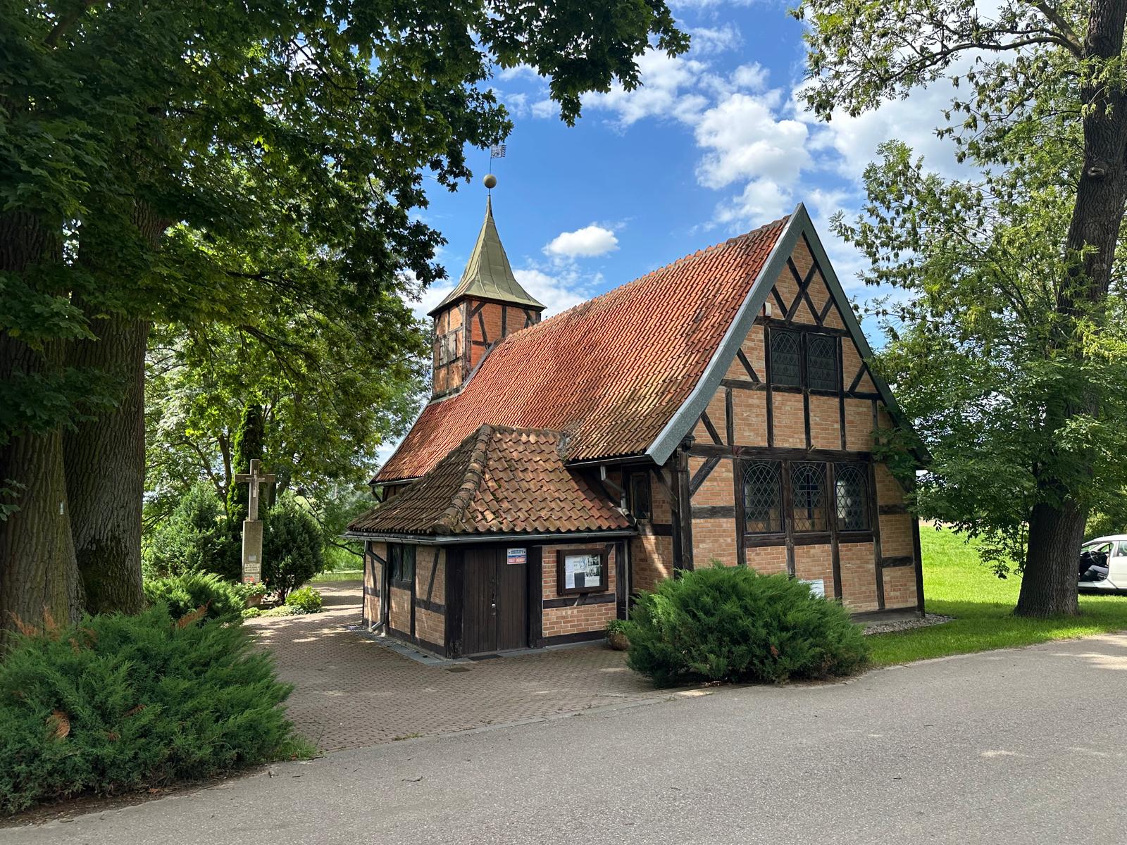 mennonici szlak kosciol zulawy na rowerach