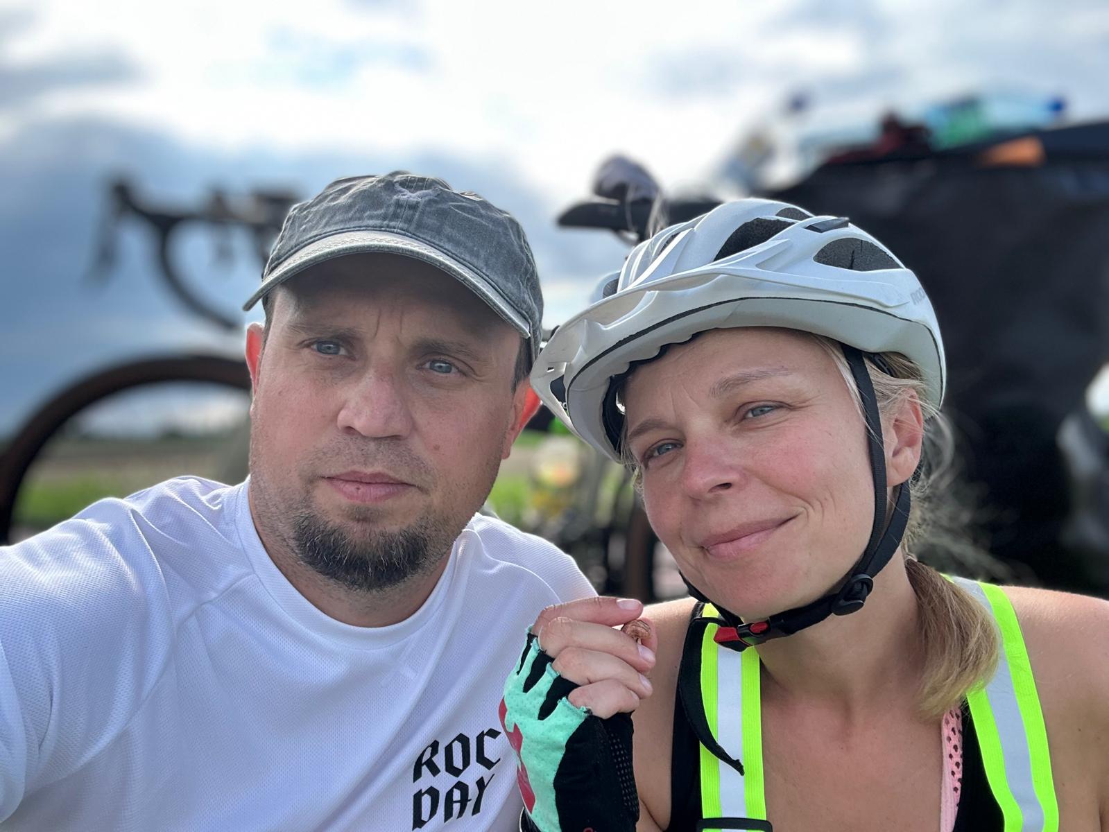 ostatnie kilometry rowerami